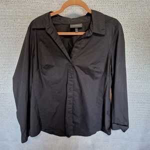 Lane Bryant cuffed long sleeve  collared button down shirt size 18